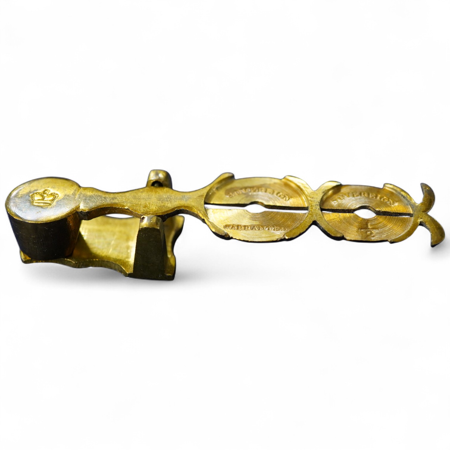 A cased set of sovereign scales